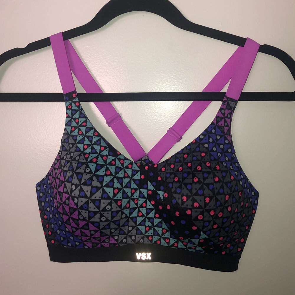 VSX multicolor (purple) sports bra